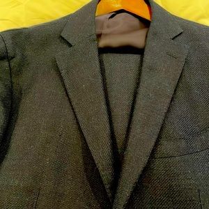 Linen Alpaca navy suit